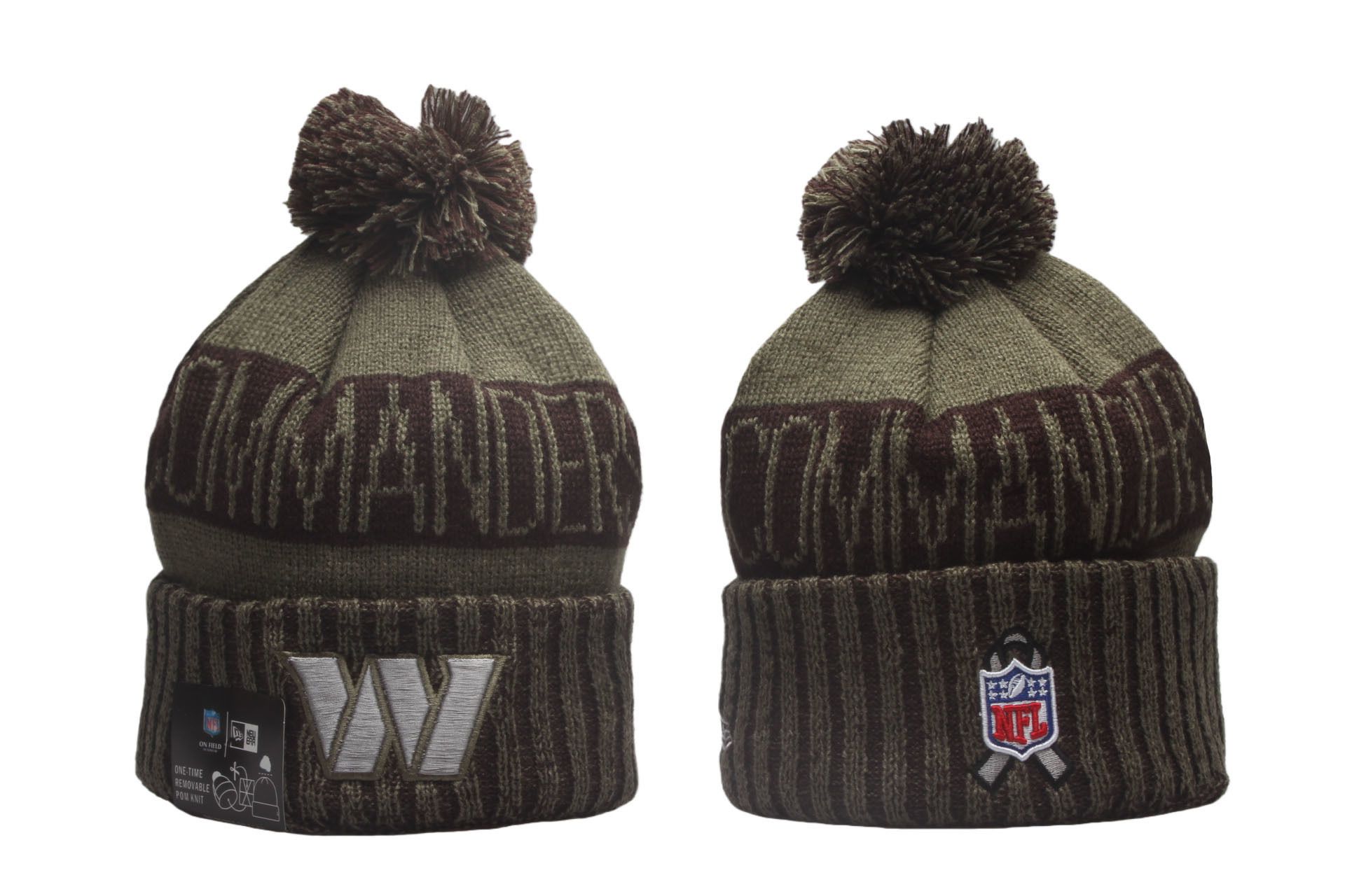 2026 NFL Washington Commanders Hat beanie style 01->->Sports Caps